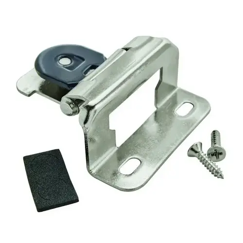 Demountable Cabinet Hinges 1/2" Overlay Single Nickel