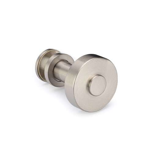 Counterpoint Single-Sided Knob with Rosettes - Brushed Nickel