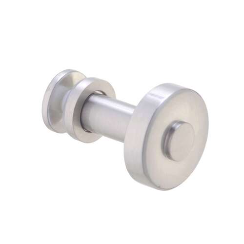 Counterpoint Single-Sided Knob with Rosettes - Polished Chrome