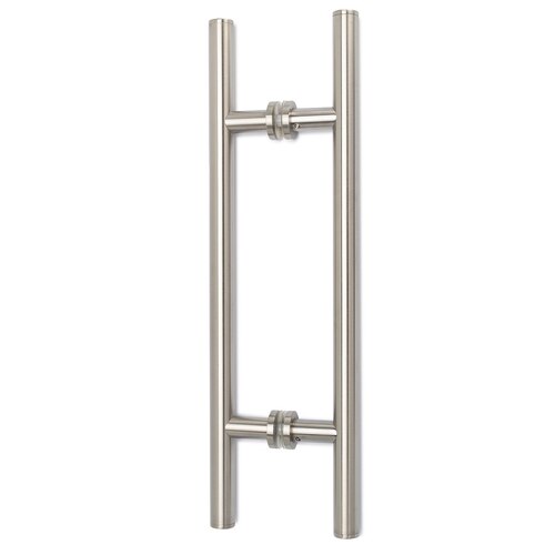 Counterpoint 12" c/c, 20" overall Back-to-Back Pull with 1" Diameter & Rosettes - Brushed Nickel