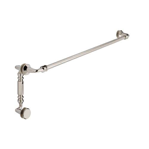 Rondo 24" c/c Towel Bar x 6" c/c Offset Pull - Polished Nickel