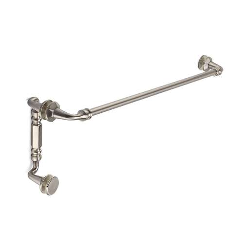 Rondo 24" c/c Towel Bar x 6" c/c Offset Pull - Brushed Nickel