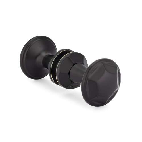 Rondo Back-to-Back Knob - Matte Black