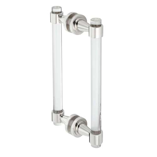 Overture 8" c/c Back-to-Back Pull - Polished Nickel