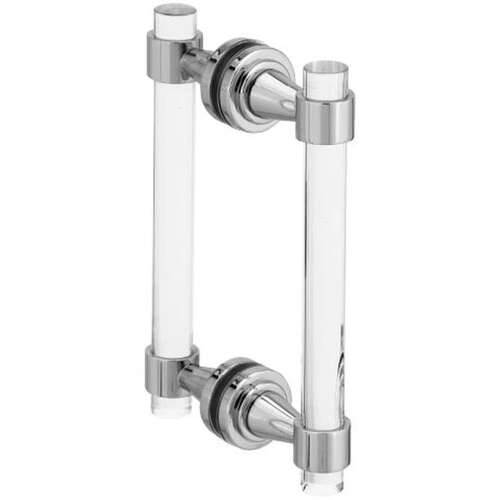 Overture 8" c/c Back-to-Back Pull - Polished Chrome