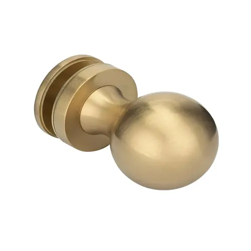 Coda Single-Sided Knob - Brushed Brass PVD