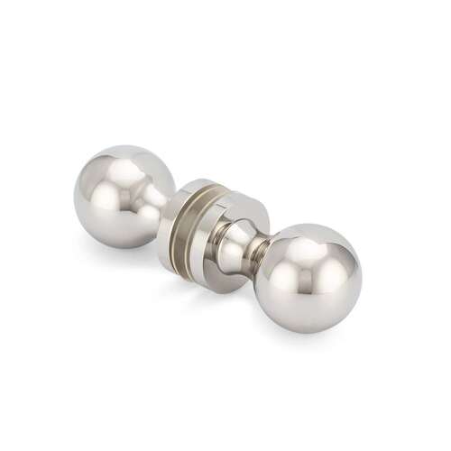 Coda Back-to-Back Knob - Polished Nickel