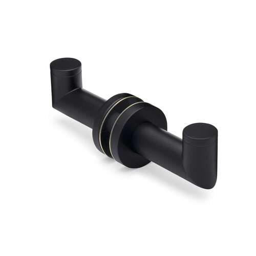 Bohle-Portals L.70.129.622 Coda Back-to-Back Hook - Matte Black