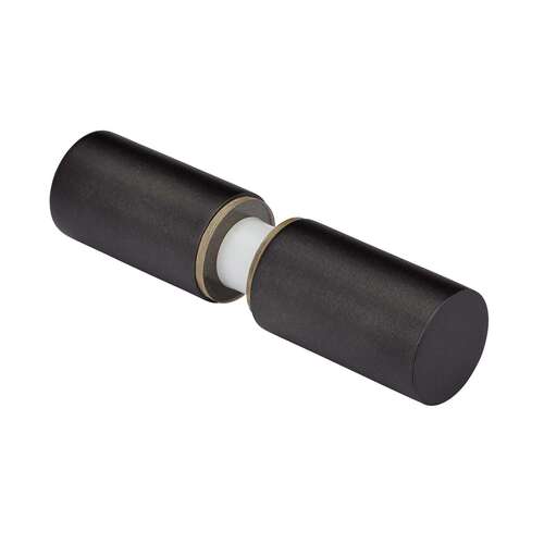 Oceana Back-to-Back Cylinder Knob - Matte Black