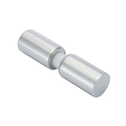 Oceana Back-to-Back Cylinder Knob - Polished Chrome