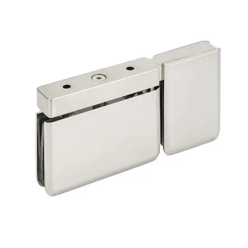 Oceana Standard Duty Pivot Hinge with Clamp for Bottom Left or Top Right - Polished Nickel