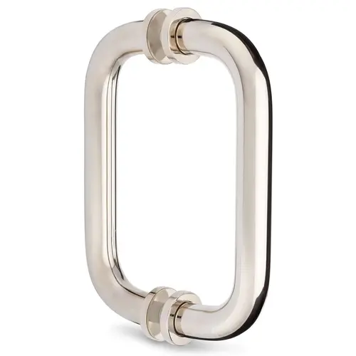 Opus I 6" c/c Back-to-Back Solid Pull - Polished Nickel