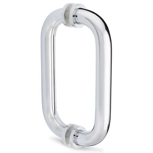 Opus I 8" c/c Back-to-Back Solid Pull with 1" Diameter - Polished Chrome