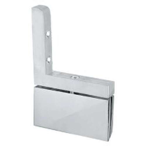 Taiga Standard Duty Pivot Hinge with Vertical Wall Bracket & 5 degree Offset (LH) - Polished Chrome