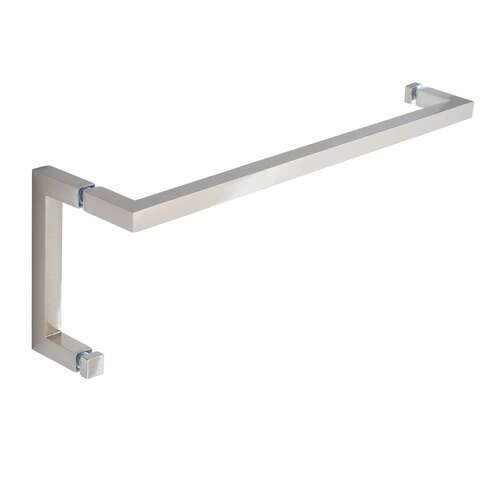 Taiga 18" c/c Towel Bar x 6" c/c Pull - Brushed Nickel