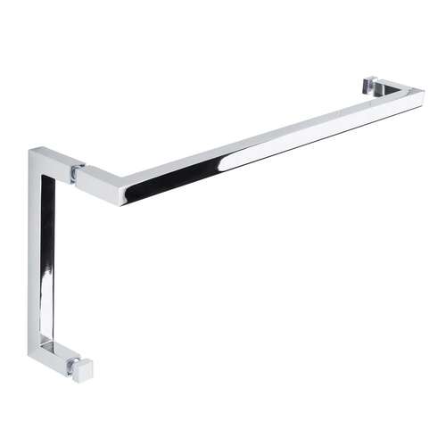 Taiga 18" c/c Towel Bar x 8" c/c Pull - Polished Nickel