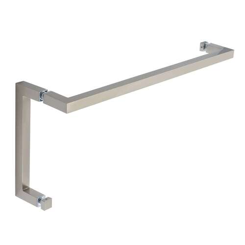 Taiga 18" c/c Towel Bar x 8" c/c Pull - Brushed Nickel