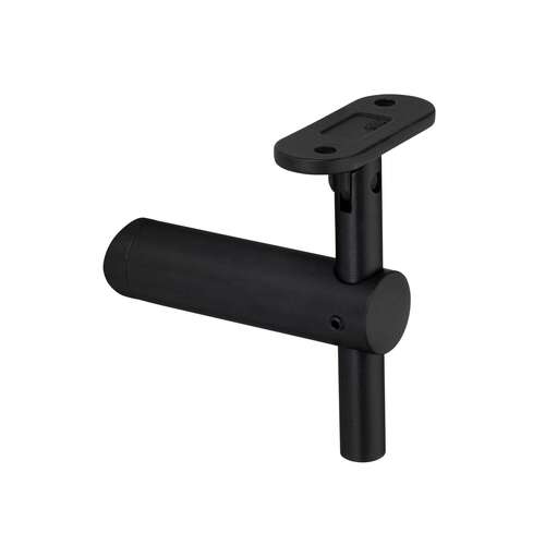 Handrail - Post mounted Adjustable Bracket - To suit 1.90" O/D post - Matte Black