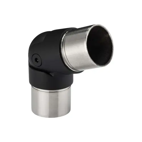 Handrail Adjustable Corner 0 degree-70 degree 1.90" O/D - Matte Black