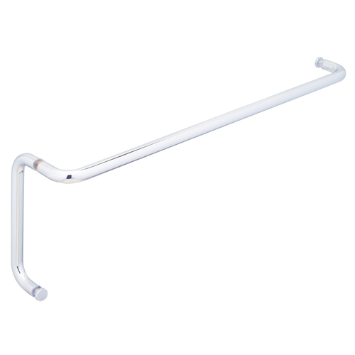 Opus II 24" c/c Towel Bar x 8" c/c Pull - Polished Chrome