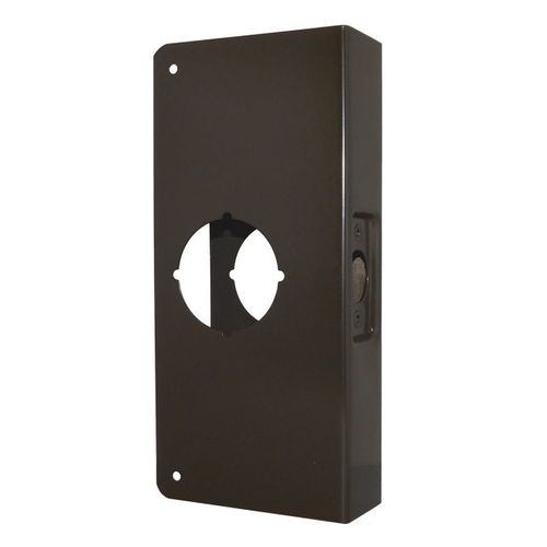 Don Jo CW310B Classic Wrap Around for Cylindrical Door Locks with 2-3/4" Backset and 1-3/8" Door Oil Rubbed Bronze Finish
