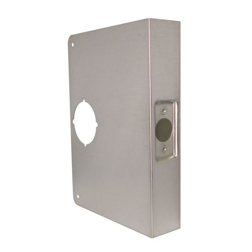 Don Jo CW55S Classic Wrap Around for Extended and Converted Backset with 5" Backset and 1-3/4" Door Stainless Steel Finish