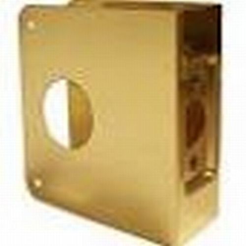 Classic Wrap Around for Cylindrical Door Lock with 2-1/8" Hole with 2-3/8" Backset and 1-3/8" Door Antique Brass Finish