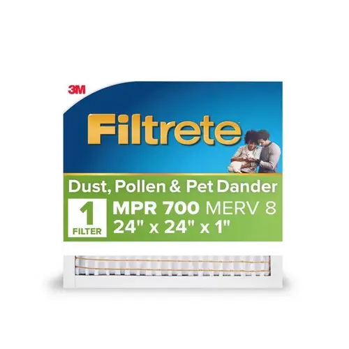 Air Filter 24" W X 24" H X 1" D Polypropylene 8 MERV - pack of 4