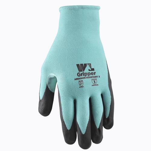 Wells Lamont 692L-302 Grip Gloves Women's Indoor/Outdoor Gripper Teal L Teal