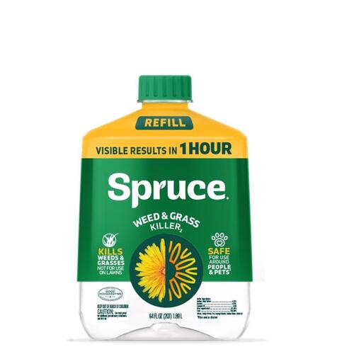 Spruce 810121300015 Killer Refill Weed and Grass RTU Liquid 64 oz