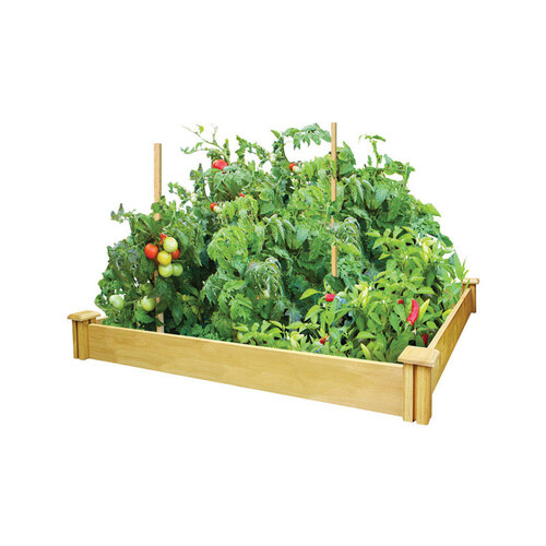 Greenes RC4S4B Planter 5.5" H X 48" W Cedar Raised Bed Brown Brown