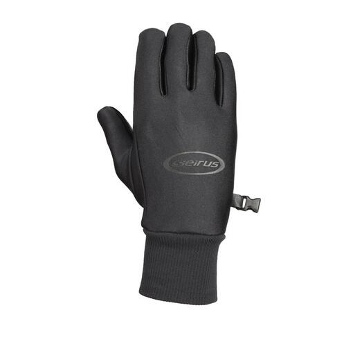 Seirus 8010.2.0013 Cold Weather Gloves All Weather M Weathershield Form-Fit Black Black