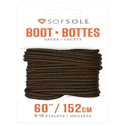 Boot Laces 60" Balck-Brown Balck-Brown
