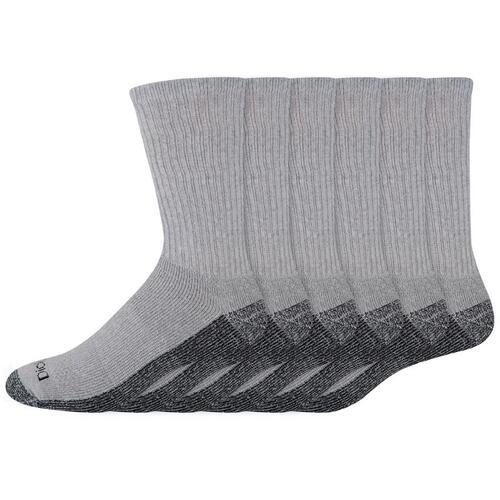 Dickies I11750-GREY Crew Socks Dri-Tech Men's 6-12 Gray Gray