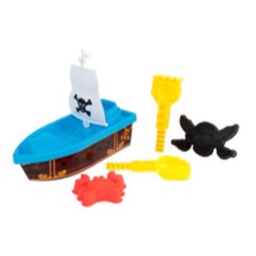 Water Sports 81059 Boat Streamline Assorted Plastic Pirate and Princess Play Set Assorted