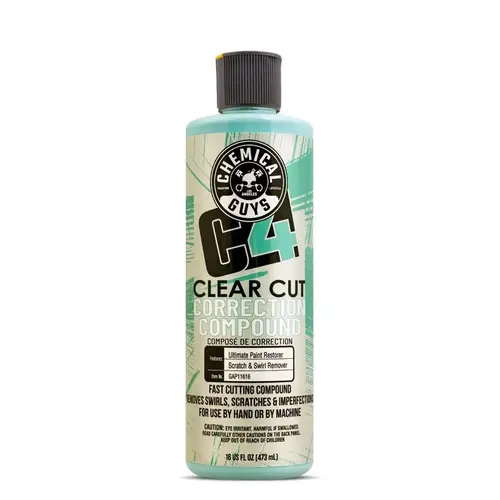 Auto Polish/Wax C4 Clear Cut 16 fl. oz. - pack of 6