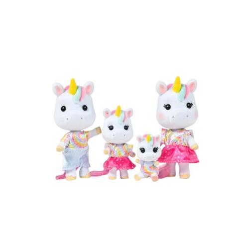 Sunny Days 320637-XCP4 Daydreamers Unicorn Family Honey Bee Acres Multicolored 4 pc Multicolored - pack of 4