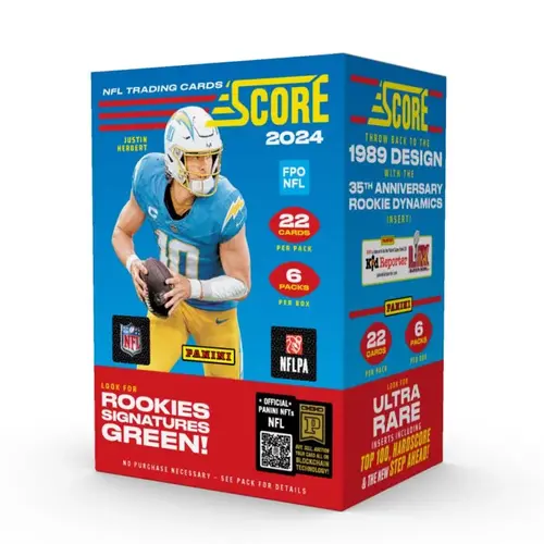 Panini 2-15971-20 Trading Cards NFL 2024 Score Football Blaster Box