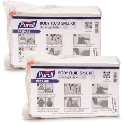 PURELL 3841-16-RFL Body Fluid Spill Kit Refill Fragrance Free