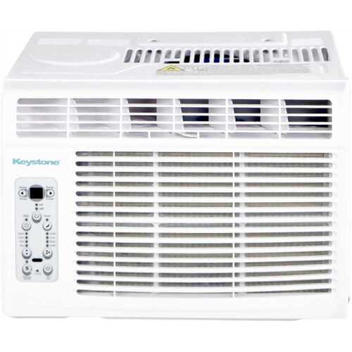 Keystone Technologies KSTAW06CE 6,000 BTU Window-Mounted Air Conditioner And Lcd Remote Control