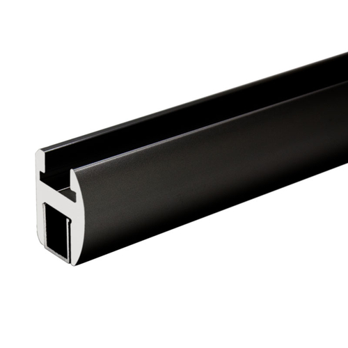 Premium Shower Door Header - Matte Black - 144" Length