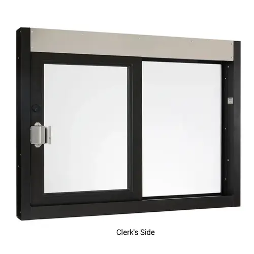 Self-Close Window X0 - 48" x 36" - 1" Insulated Glass - Dark Black/Bronze Anodized