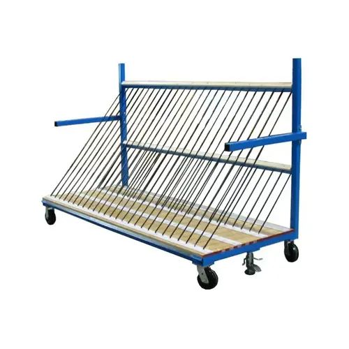 55 Slot Mobile IG Harp Rack 89"W x 40"D x 41"H