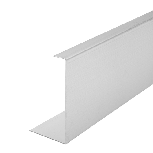 Achieve Shoe Cladding 120" Long Outside Fascia For A1M20F Base Shoe - Brushed Stainless