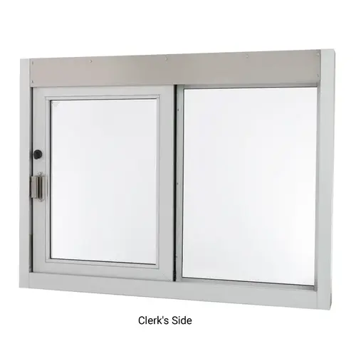 Self-Close Window X0 - 48" x 36" - 1" Insulated Glass - Satin Anodized