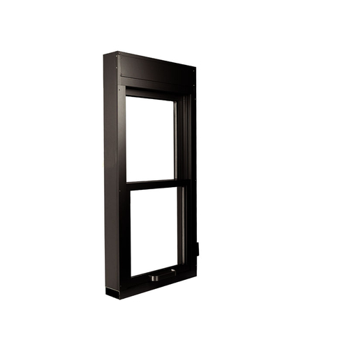 Manual Vertical Window - 24" x 48" - Dark Black/Bronze Anodized