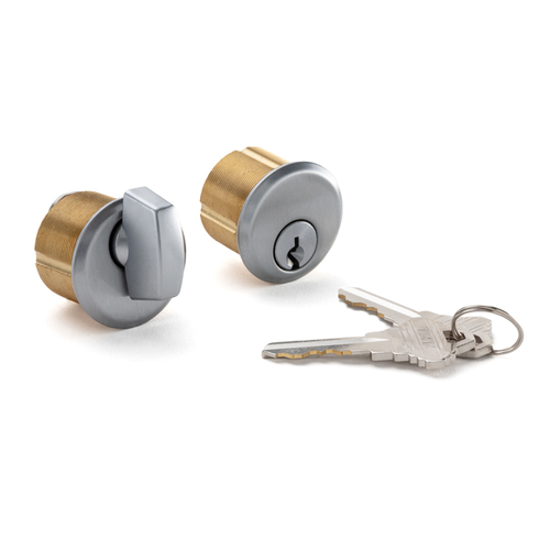 Keyed Cylinder/T-Turn Combo for Pfl900 Lockset - Brushed Stainless