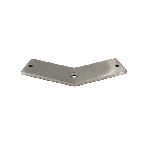 FHC PF3BS 135 Degree Post Saddle For Flat Top Rail - Brushed Stainless