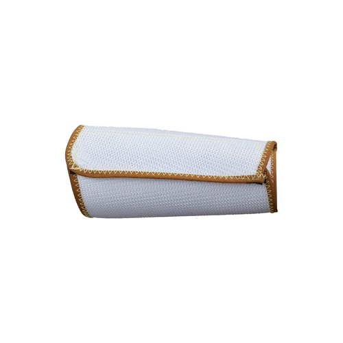 7" White Protective Wristlet - Medium Pair