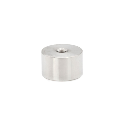 1-1/4" x 1/2" Tall Standoff Base - Polished Stainless